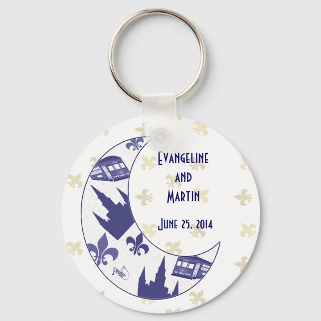 Crescent City Måne Keepsakys Nyckelringar (Framsida)