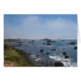 Crescent City Pacific Ocean View Notecard OBS Kort