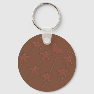 Crescent City Vatten Meter Lid Keychain Nyckelring