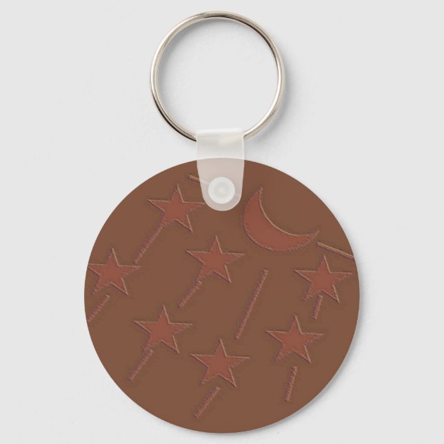 Crescent City Vatten Meter Lid Keychain Nyckelring (Framsida)