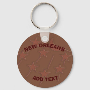 Crescent City Vatten Meter Lid Keychain Nyckelring