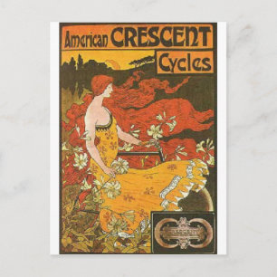 Crescent Cycles Vykort