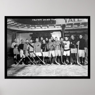 Crescent Hockey Team i New York 1911 Poster