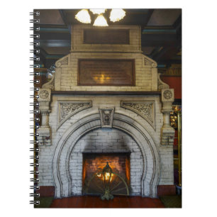 Crescent Hotel Fireplace bärbar dator Anteckningsbok