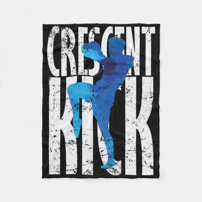Crescent Kick Kickboxning Fleecefilt (Framsidan)