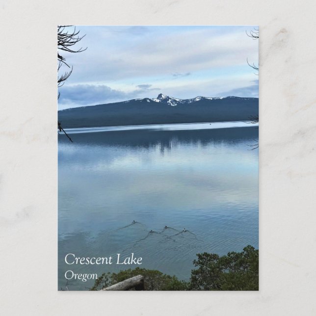 Crescent Lake, Oregon Vykort (Framsida)