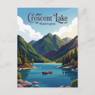 Crescent Lake USA Vykort