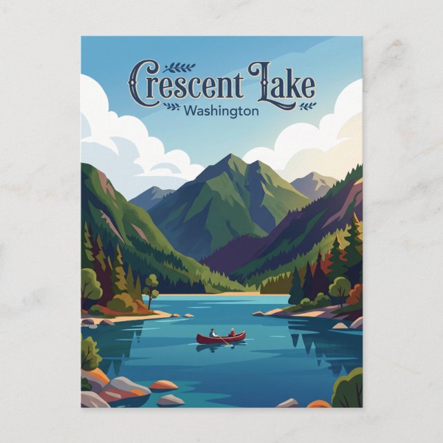 Crescent Lake USA Vykort (Framsida)