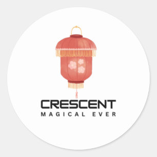 CRESCENT MAGICAL EVER STIKER STICKER NEW FESTVE RUNT KLISTERMÄRKE