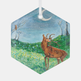 Crescent Måne Buck Julgransdekoration