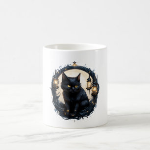 Crescent Måne Cat Kaffemugg