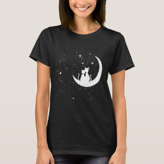 Crescent Måne Cats T Shirt