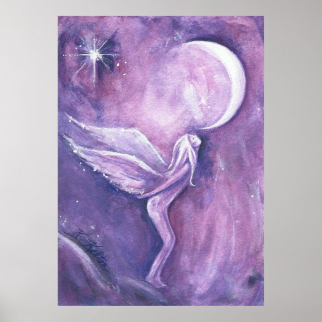 Crescent Måne Fairy Poster (Framsidan)