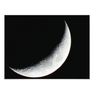 Crescent Måne Fototryck