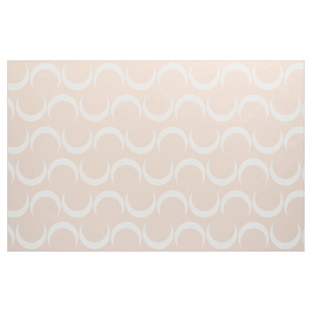 Crescent Måne Mönster - pastellernas Rosa Tyg (Yard)