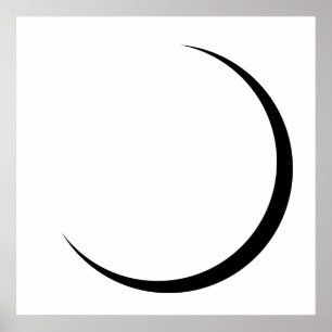 Crescent Måne Poster