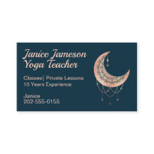 Crescent Måne Ro Guld Celestial