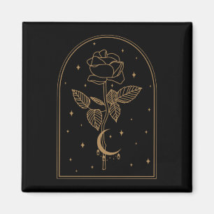 Crescent Måne Ro Occult Witchcraft Wicca Magnet