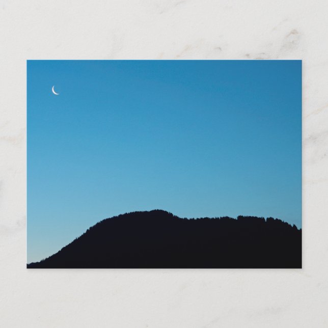 Crescent måne vykort (Framsida)