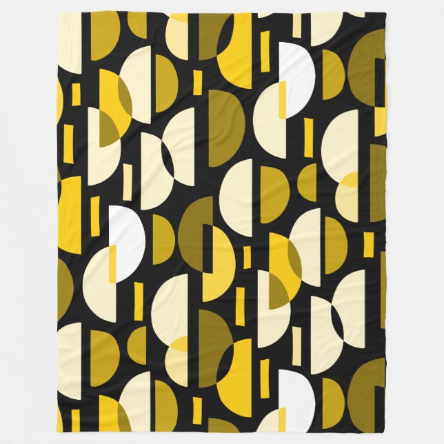 Crescent Mönster 010921 - Amber Fleecefilt (Framsidan)