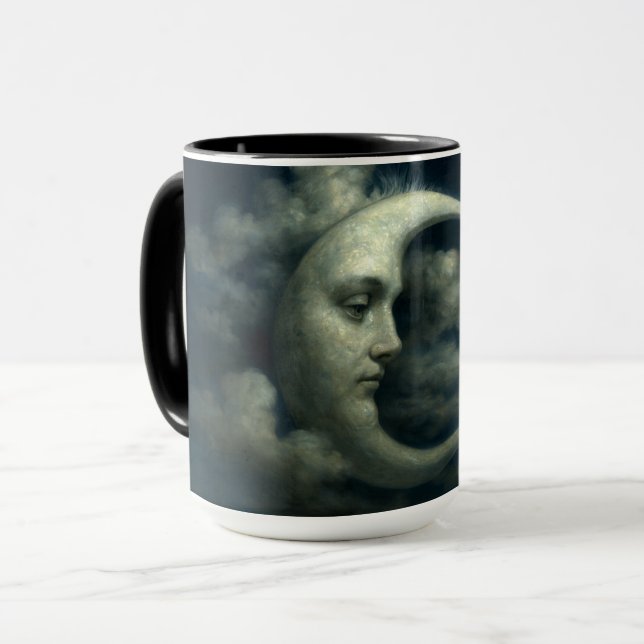 Crescent Moon Face Mugg (Framsida vänster)