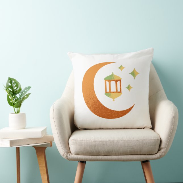 Crescent Moon & Lantern Pillow  Kudde (Stol)