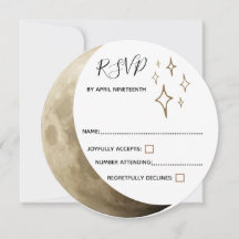Crescent Moon Wiccan Handfasting RSVP på svenska