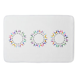 Crescent Pride Måne & Heart Ring Badrumsmatta