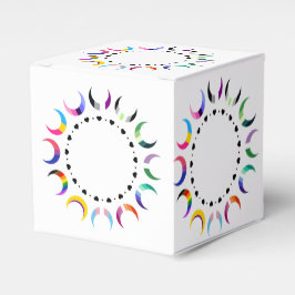 Crescent Pride Måne & Heart Ring Presentaskar