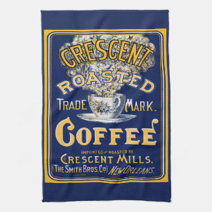 Crescent rostad kaffe kökshandduk