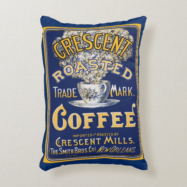 Crescent Rosted Coffee Prydnadskudde (Framsidan(Vertikal))