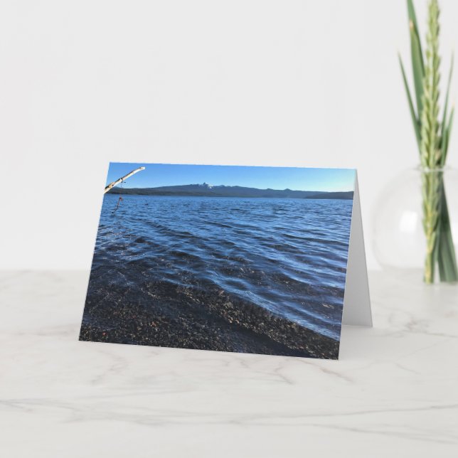 Crescent Sjö, Oregon Kort (Framsida)