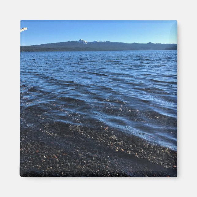 Crescent Sjö, Oregon Magnet (Framsidan)