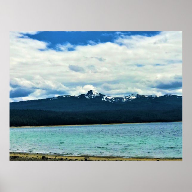 Crescent Sjö, Oregon Poster (Framsidan)