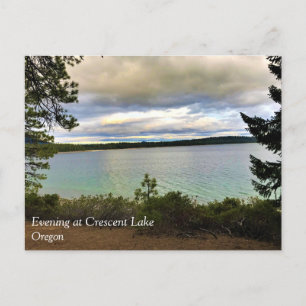 Crescent Sjö, Oregon-vykort Vykort