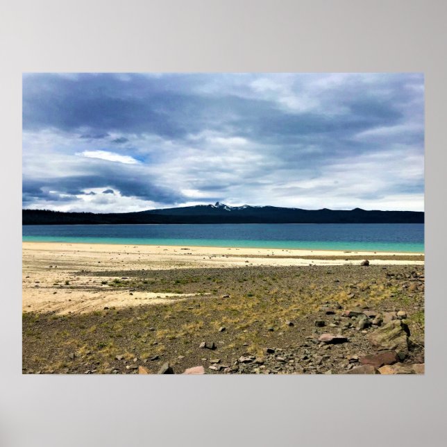 Crescent Sjö vid Simax Bay, Oregon Poster (Framsidan)