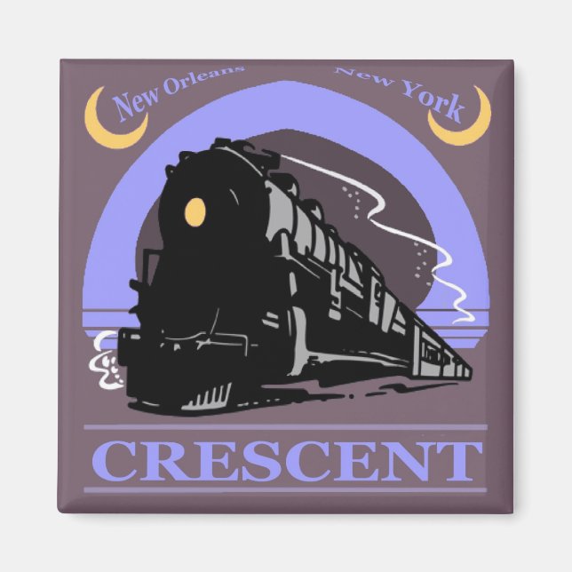 Crescent Tåg Ride Magnet (Framsidan)