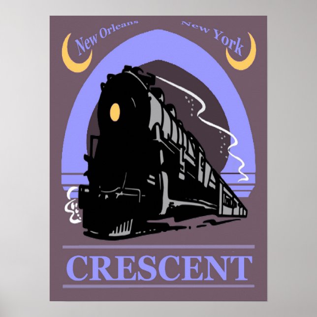 Crescent Tåg Ride Poster (Framsidan)