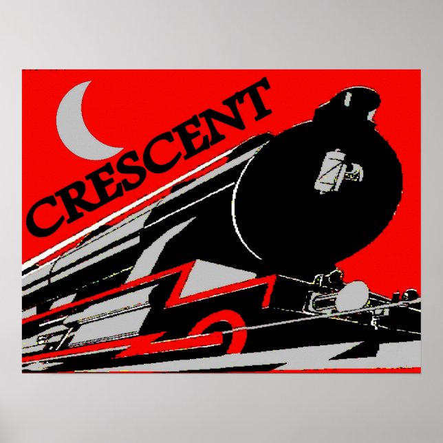 Crescent Tåg Ride Poster (Framsidan)