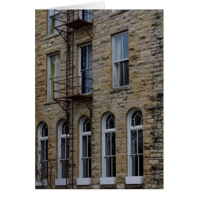 Crescent Wall Hälsningskort (Framsidan)