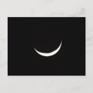 Crescent Winter Måne Vykort