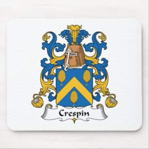 Crespin familjvapensköld musmatta