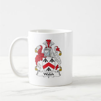 Crest.en för Walsh klanfamilj Kaffemugg