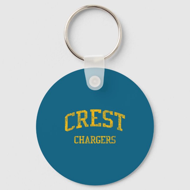 Crest High School Hs Shelby Design Nyckelring (Framsida)