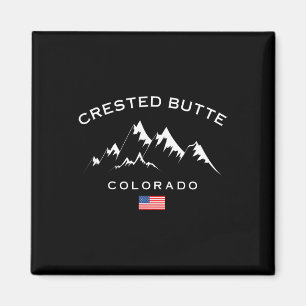 Crestate Butte Colorado Ski Resort Rocky mountains Magnet