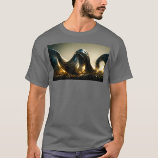 Crestation Curvey Metallic Vågar T Shirt