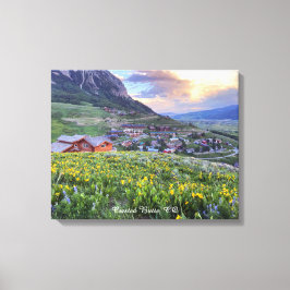 Crested Butte Bergsminnen Canvastryck