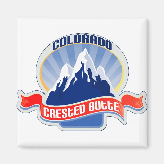 Crested Butte Colorado Magnet (Framsidan)
