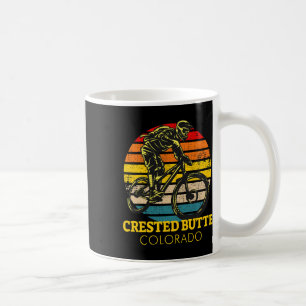 Crested Butte Colorado Mountainbike Mtb Vintage Kaffemugg