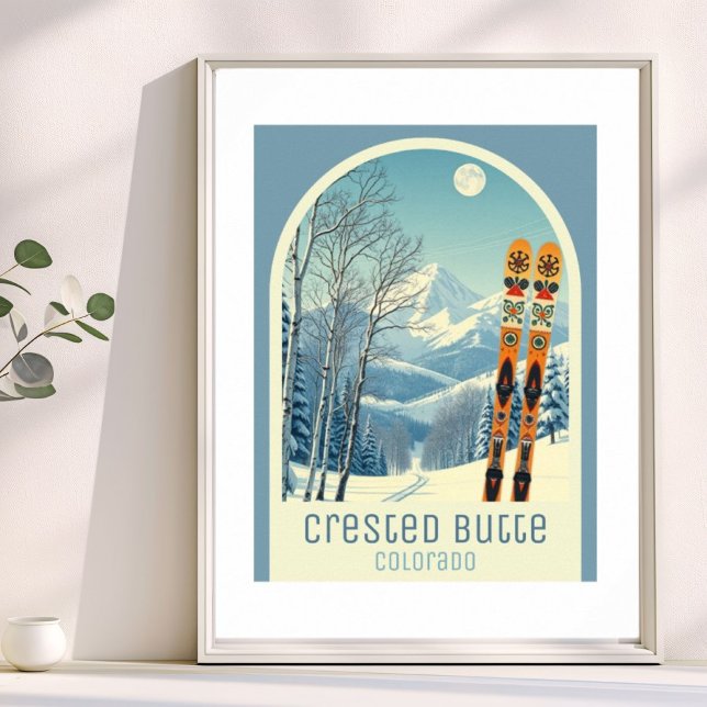 Crested Butte Colorado ski vacation Poster (Skapare uppladdad)